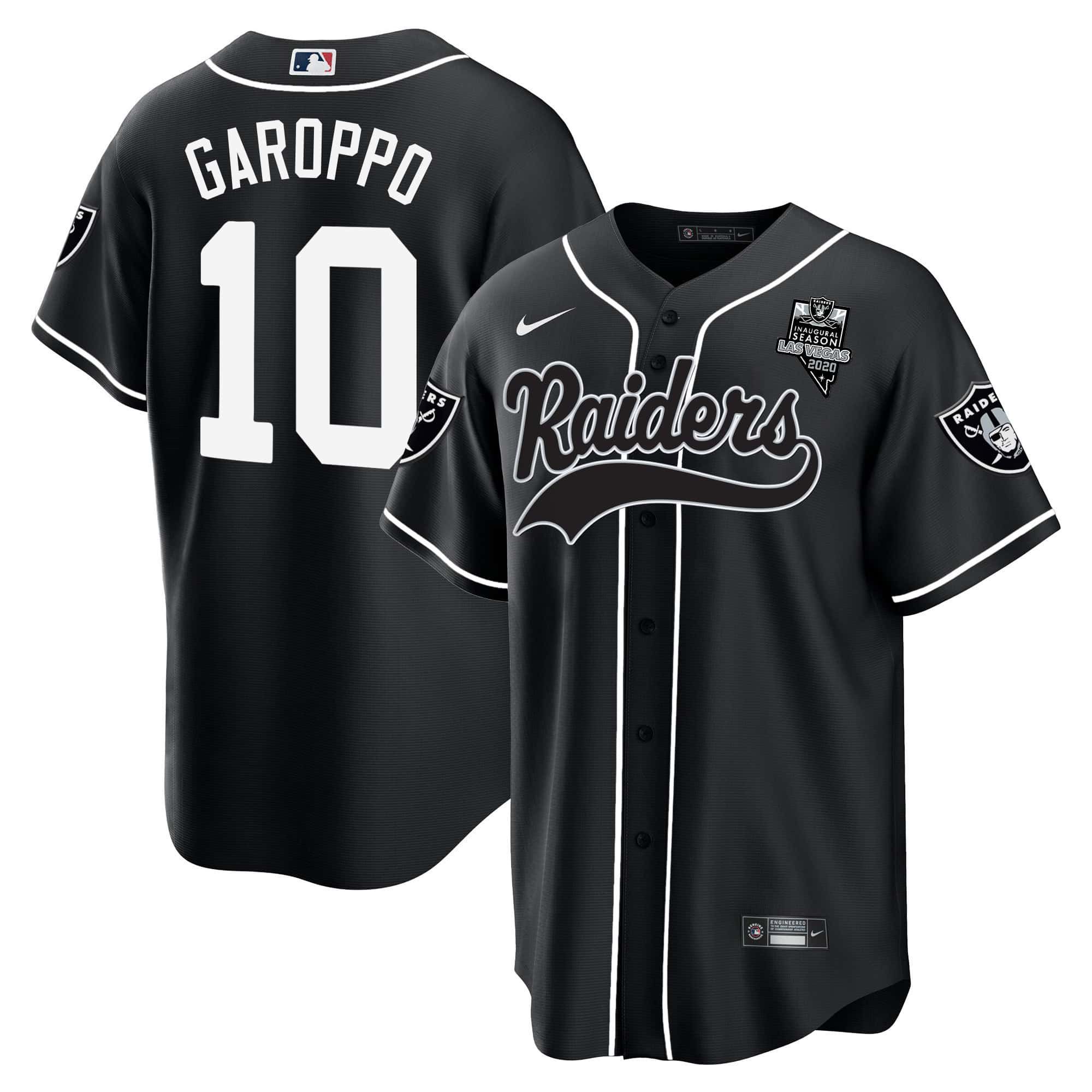 Men Oakland Raiders #10 Garoppo Black 2024 Nike Vapor Baseball NFL Jersey